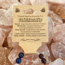 Load image into Gallery viewer, Friendship Gemstone Healing Bracelet