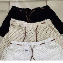 Load image into Gallery viewer, Crochet shorts ~ Free Size ~ boho ~ festival ~ gypsy ~