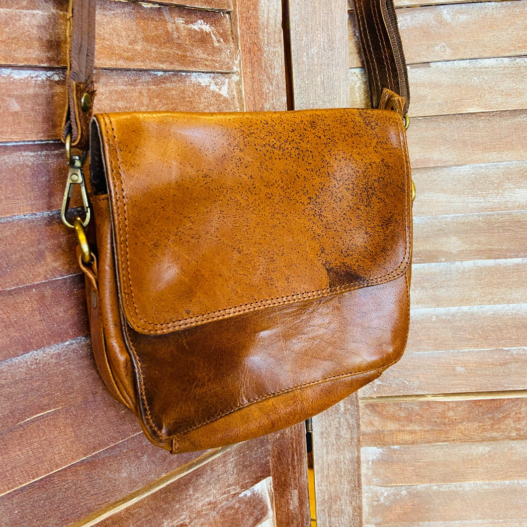 Leather Hand Bag ~ Handmade in India