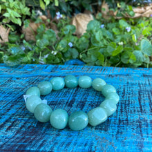 Load image into Gallery viewer, Green Aventurine Tumble Stone bracelet