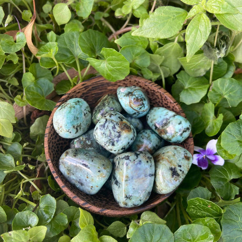 African Turquoise Tumbles ~ Acceptance ~ Soothes ~ Calms Mood ~ Balance