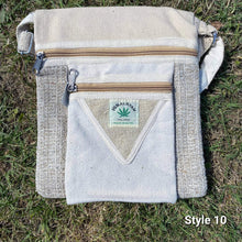 Load image into Gallery viewer, Hemp shoulder bag - Side Satchel, Book Bag, Made In Nepal