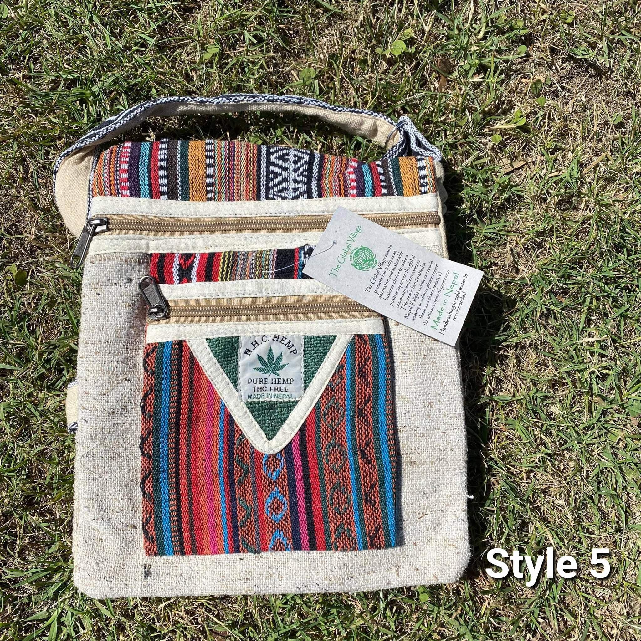 Hemp satchel sales