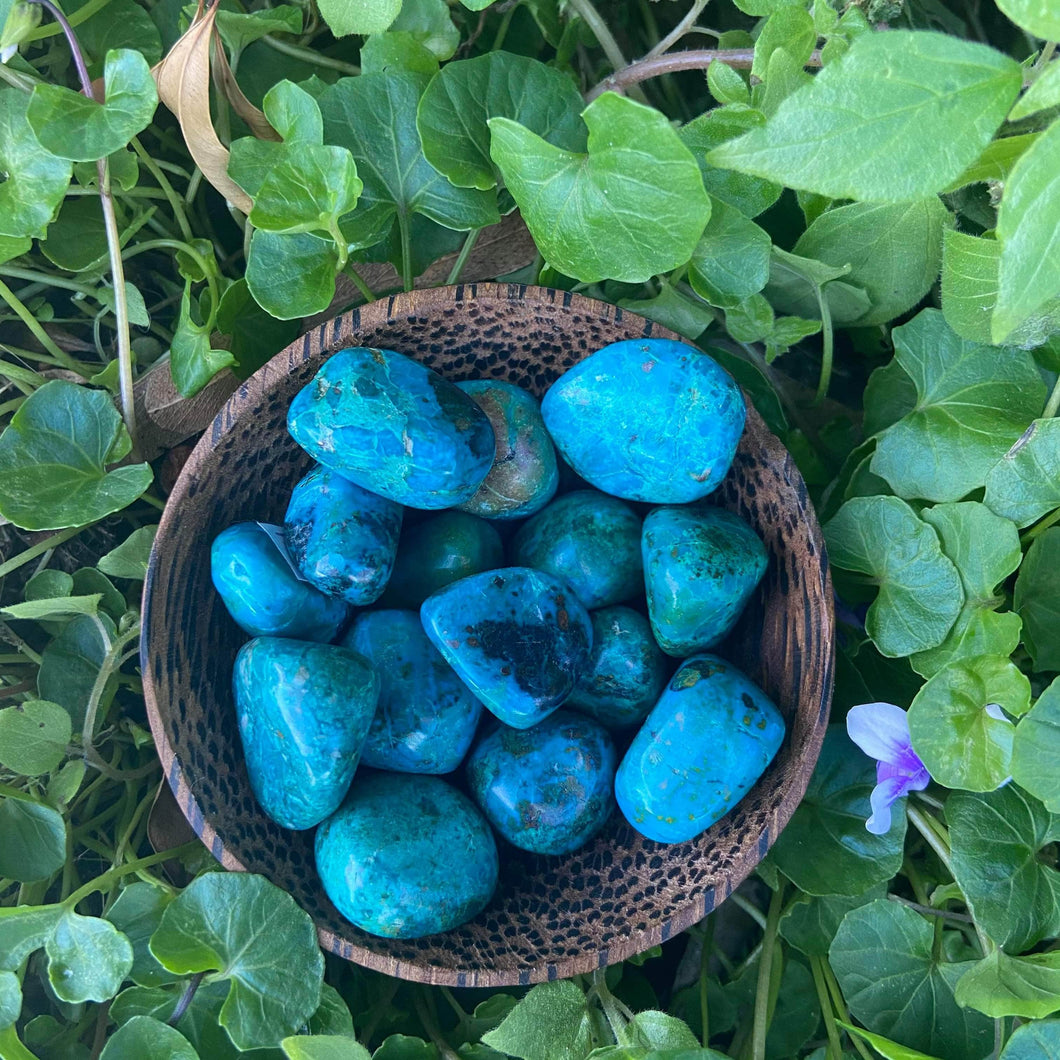 Chrysocolla tumble